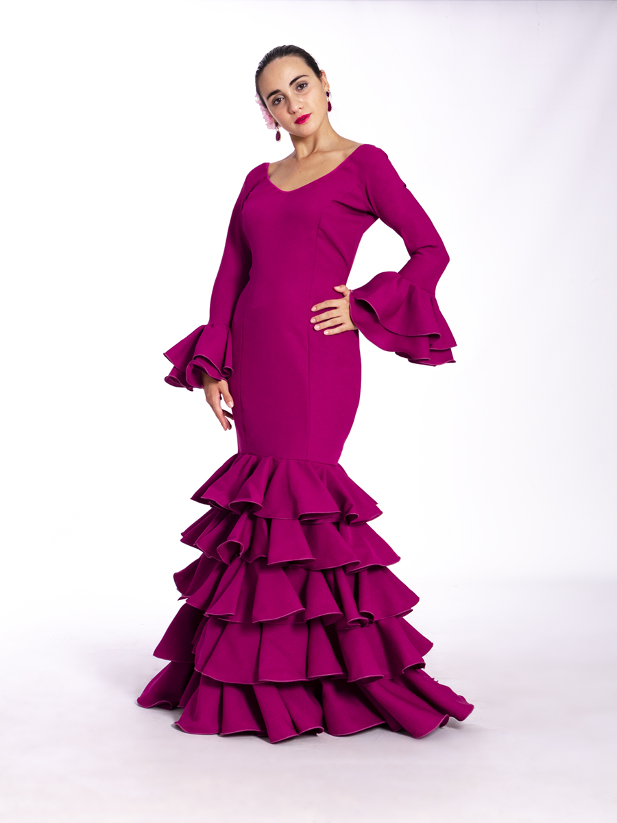 Traje de flamenca Buganvilla - CARLOTA - Trajes flamenca mujer <