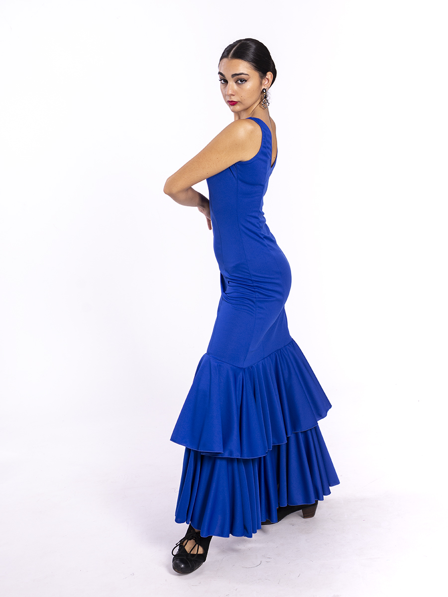 pivote luto cantante Vestido de ensayo entallado para baile flamenco - Paralola.com