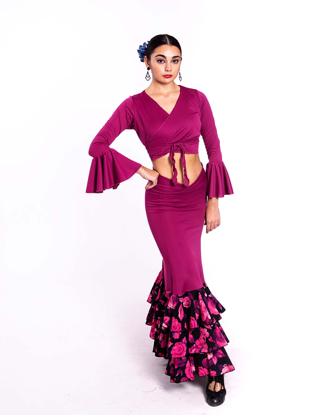 Bolero flamenco tipo crop para baile Paralola.com