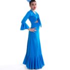 Conjunto talle alto infantil turquesa