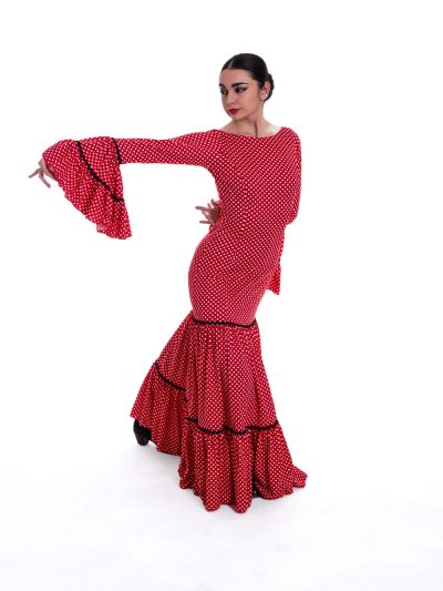 vestido de baile flamenco Canastero rojo