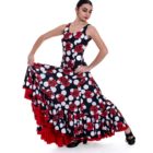 Vestido de baile flamenco Clavel volantes