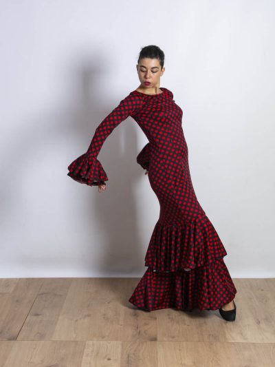 Falda de flamenco para mujer modelo Fandango - El Rocío