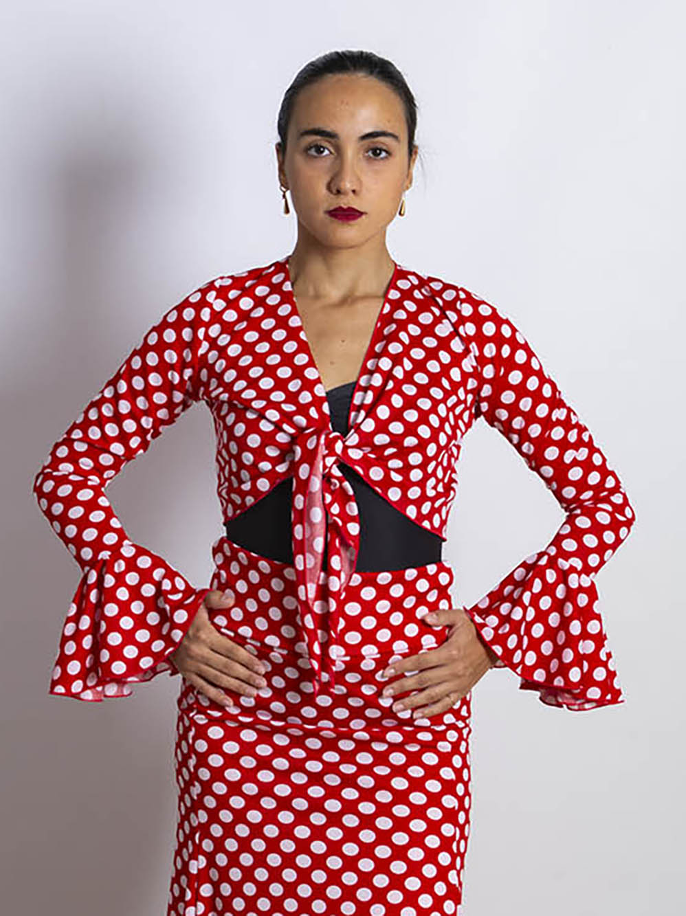 Blusas rojas con 2025 boleros